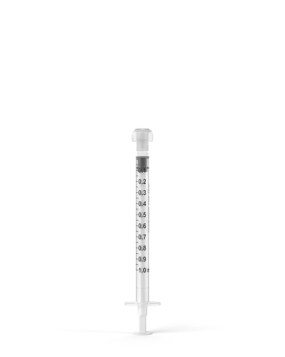 Medical syringe with measurement markings