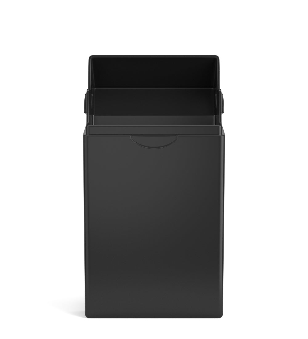 Child Resistant & Sustainable | 100% Biodegradable Pinch 'N Flip Pre-Roll Case | 88mm x 49mm - Black Plastic - 130 Count