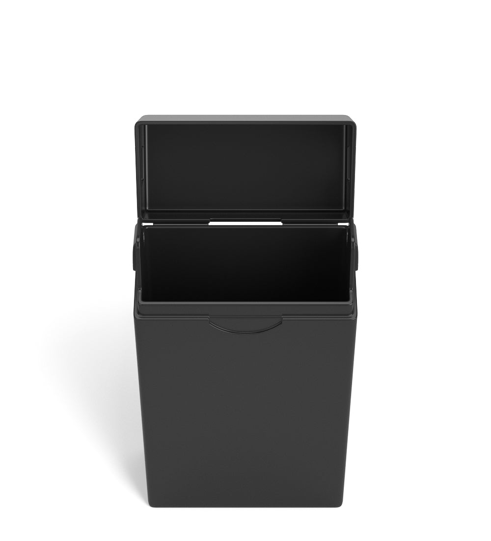 Child Resistant & Sustainable | 100% Biodegradable Pinch 'N Flip Pre-Roll Case | 88mm x 49mm - Black Plastic - 130 Count