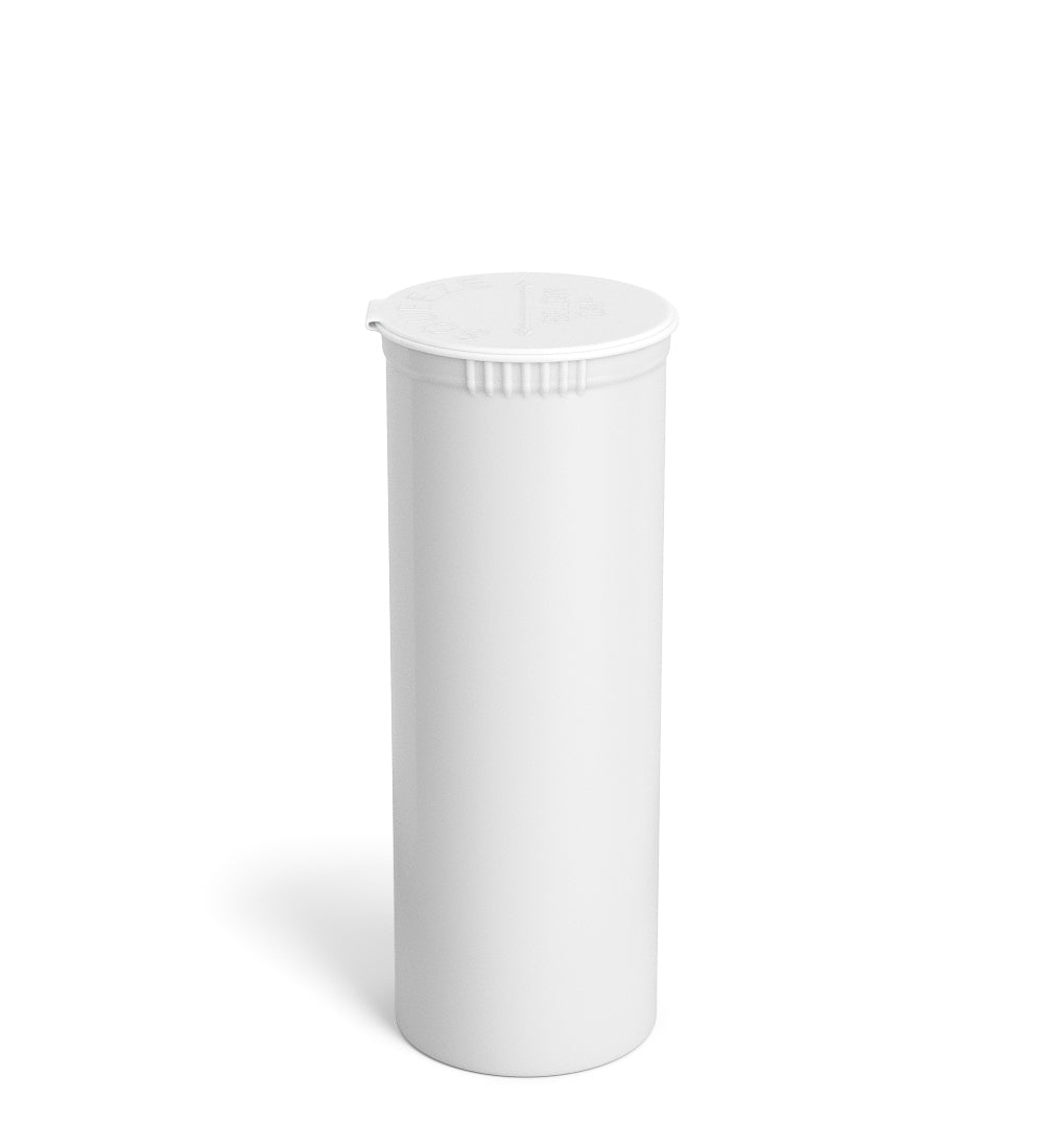 Child Resistant | Opaque White Pop Top PCR Bottles | 60dr - 14g - 75 Count