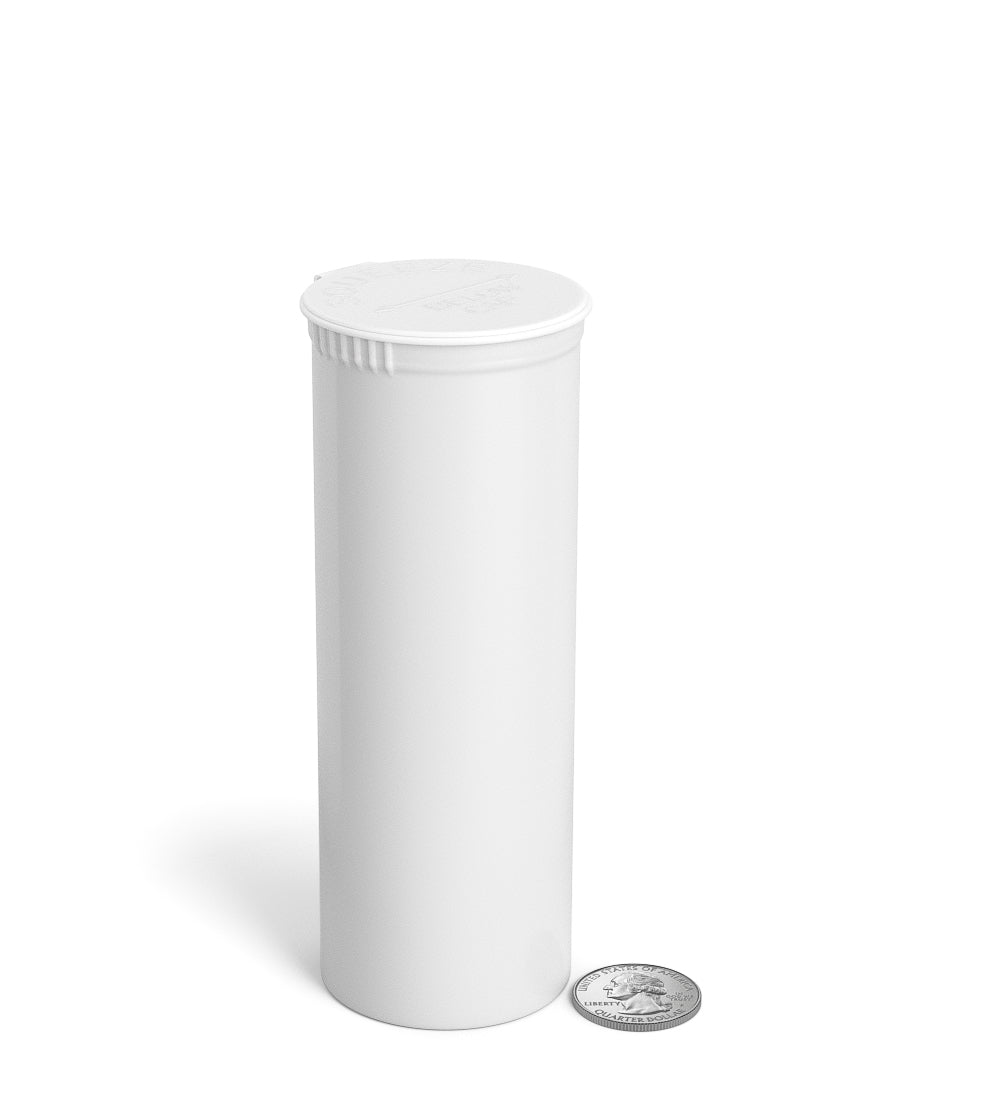 Child Resistant | Opaque White Pop Top PCR Bottles | 60dr - 14g - 75 Count