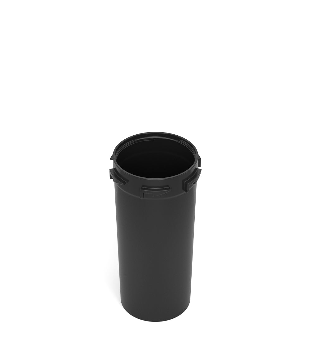 Child Resistant | Opaque Black Reversible Cap Vials | 30dr - 7g - 190 Count