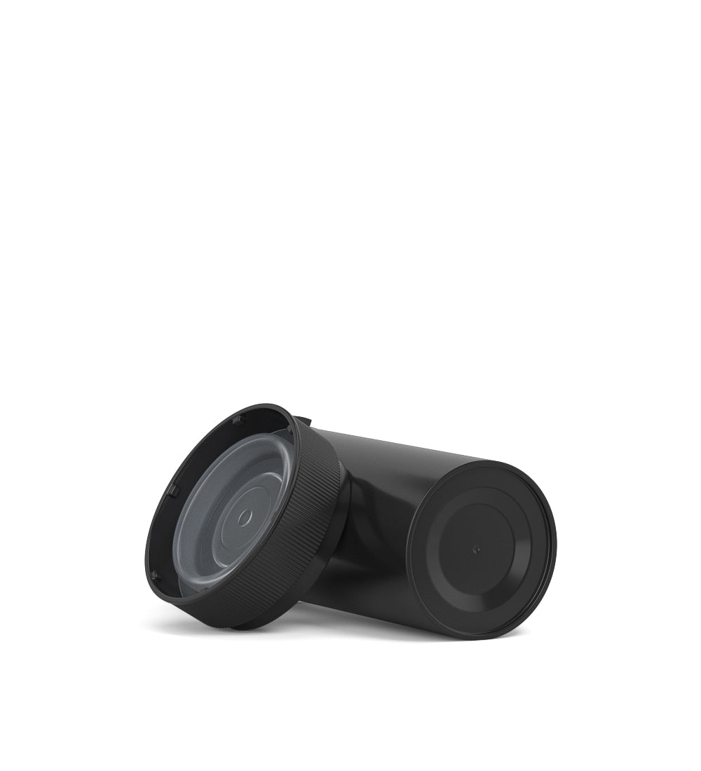 Child Resistant | Opaque Black Reversible Cap Vials | 30dr - 7g - 190 Count