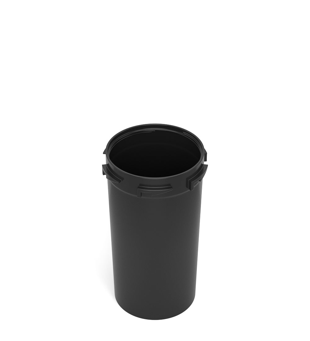 Child Resistant | Black Reversible Cap Vials | 40dr - 10g - 150 Count