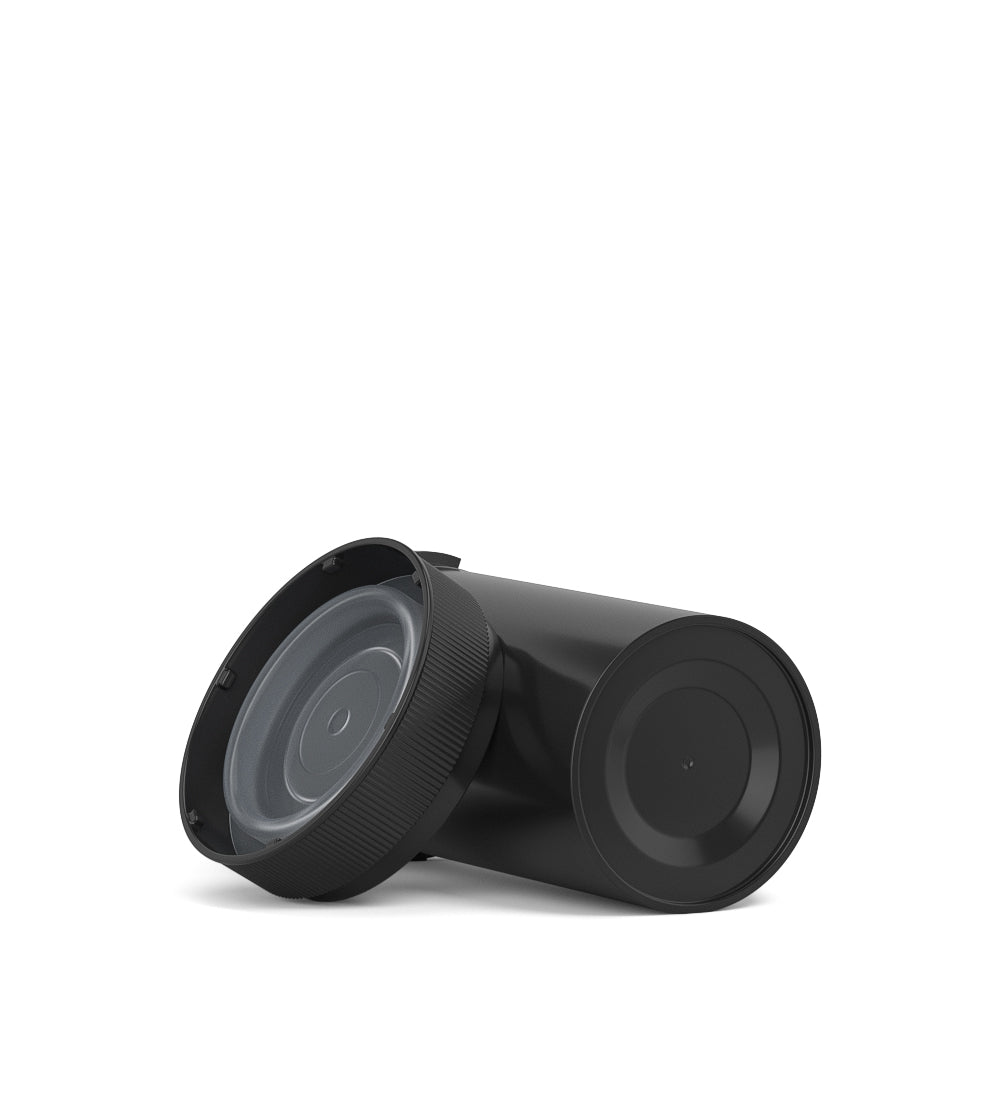 Child Resistant | Black Reversible Cap Vials | 40dr - 10g - 150 Count