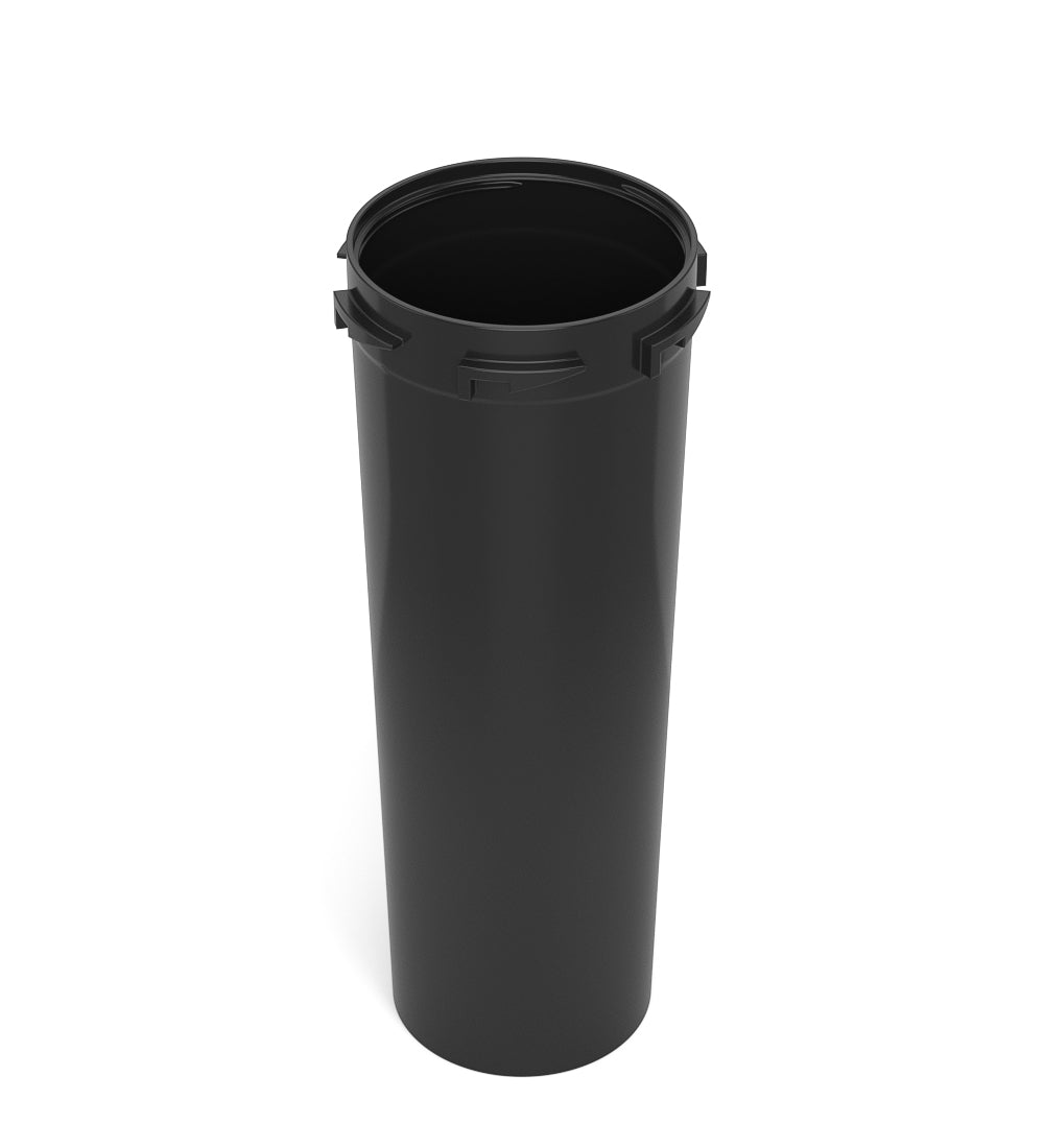 Child Resistant | Black Reversible PCR Cap Vials | 60dr - 14g - 100 Count