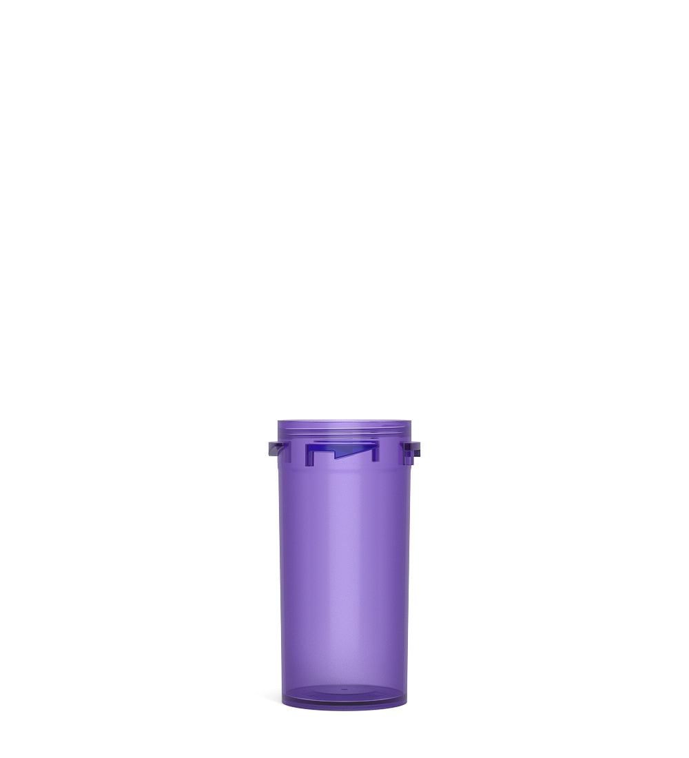 77mm CR Transparent Purple 2g Reversible Pill Bottles