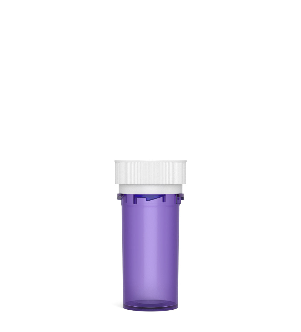 Child Resistant | Purple Reversible Cap Vials | 13dr - 2g - 275 Count