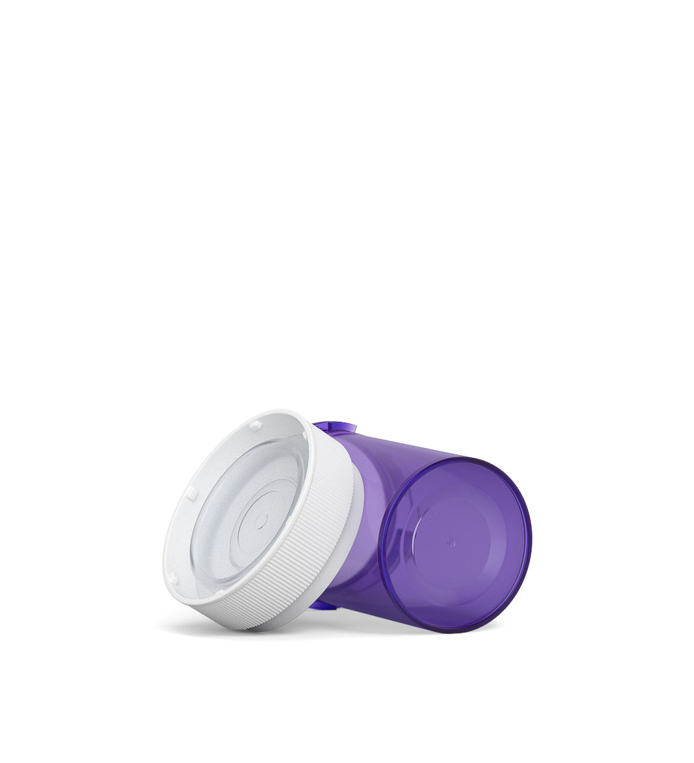 Child Resistant | Purple Reversible Cap Vials | 20dr - 3.5g - 240 Count
