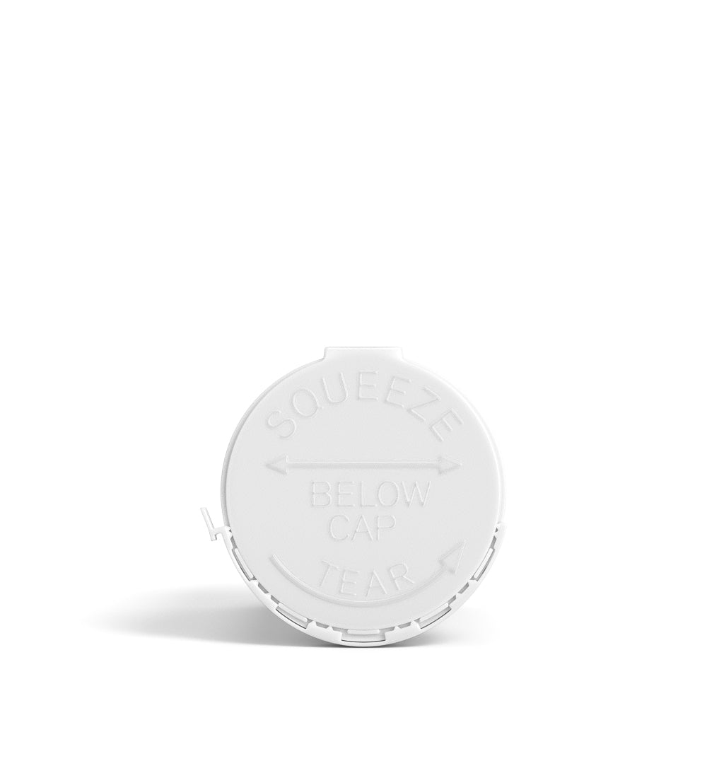 Child Resistant & Tamper Evident | Opaque White Pop Top PCR Bottles | 19dr - 3.5g - 256 Count