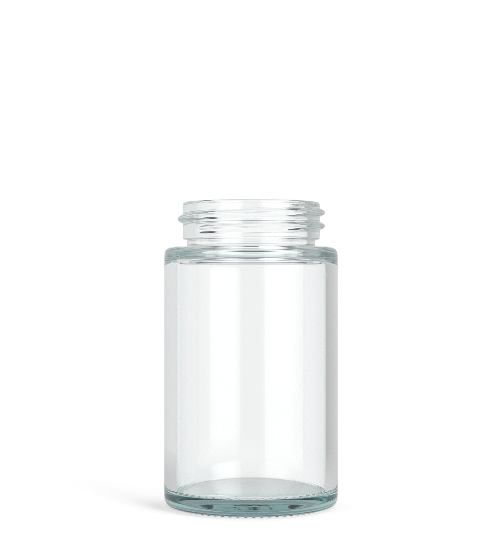 Wide Mouth Straight Sided Clear Glass Jars for Pre-Rolls | 38mm - 2oz - 200 Count