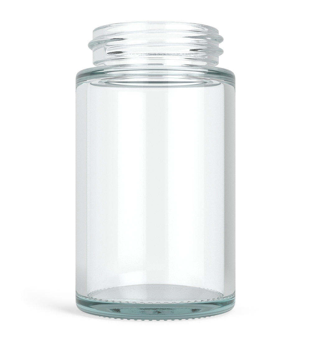 Wide Mouth Straight Sided Clear Glass Jars for Pre-Rolls | 38mm - 2oz - 200 Count