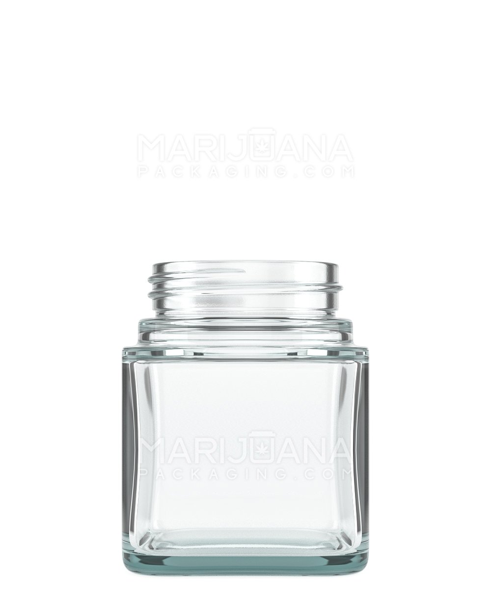 Square Clear Glass Jars | 46mm - 3oz | Sample