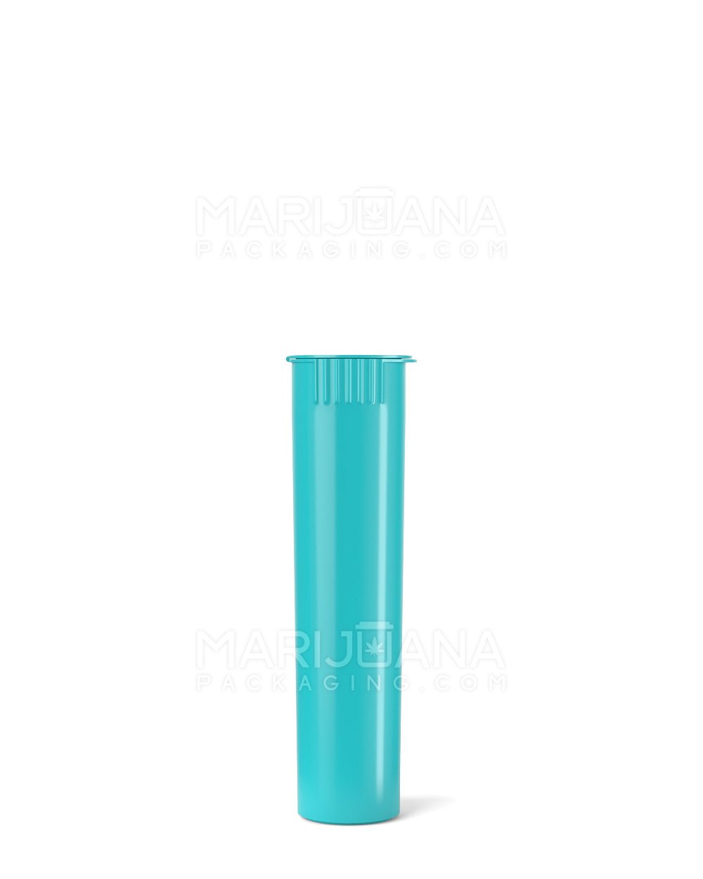 Child Resistant | 1 1/4 Size Pop Top Opaque Plastic Pre-Roll Tubes | 84mm - Teal - 1000 Count - 2