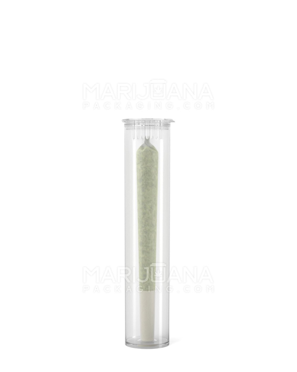 POLLEN GEAR | Child Resistant Transparent Pop Top Plastic Pre-Roll Tubes | 90mm - Clear - 1000 Count - 3