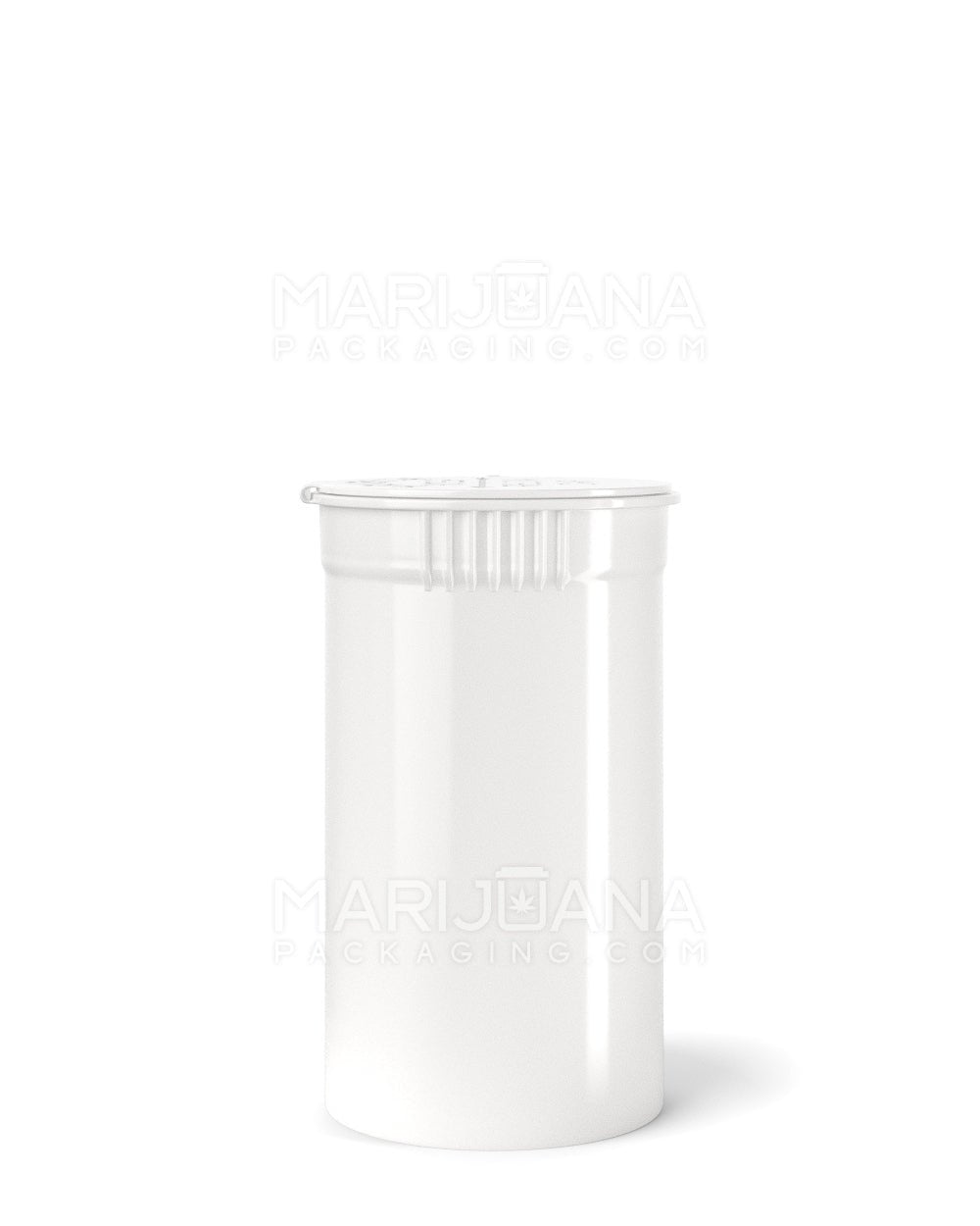 POLLEN GEAR | Child Resistant KSC Opaque White Pop Top Bottles | 19dr - 3.5g - 416 Count - 2