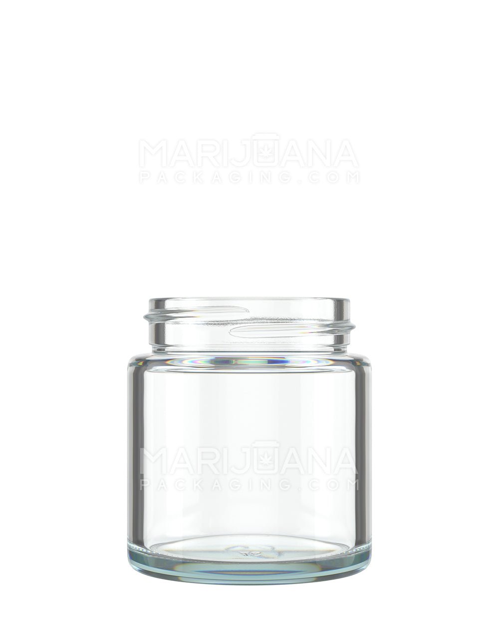 POLLEN GEAR Flush V2 Rounded Base Clear Glass Jars | 48mm - 3oz | Sample - 1