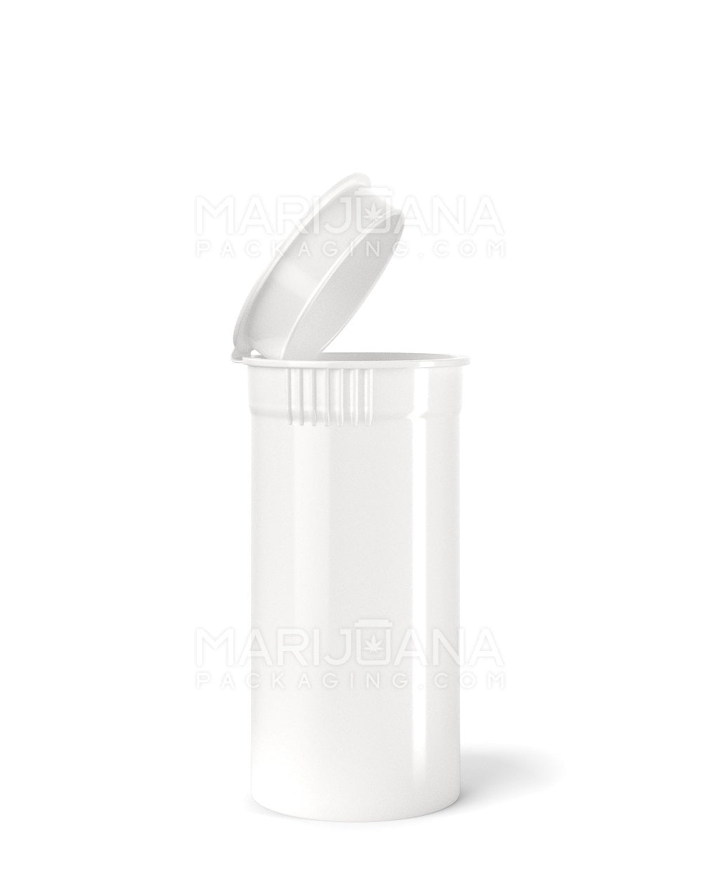 POLLEN GEAR | Child Resistant KSC Opaque White Pop Top Bottles | 13dr - 2g - 592 Count - 1