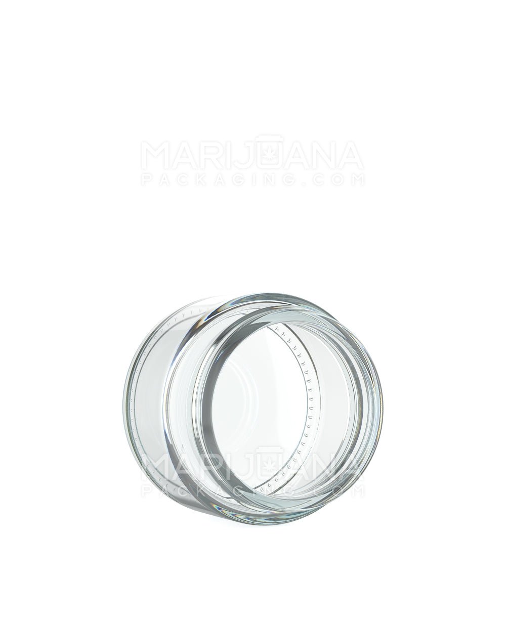 POLLEN GEAR | Kolossus Straight Sided Clear Glass Jars | 62mm - 3oz - 60 Count - 3