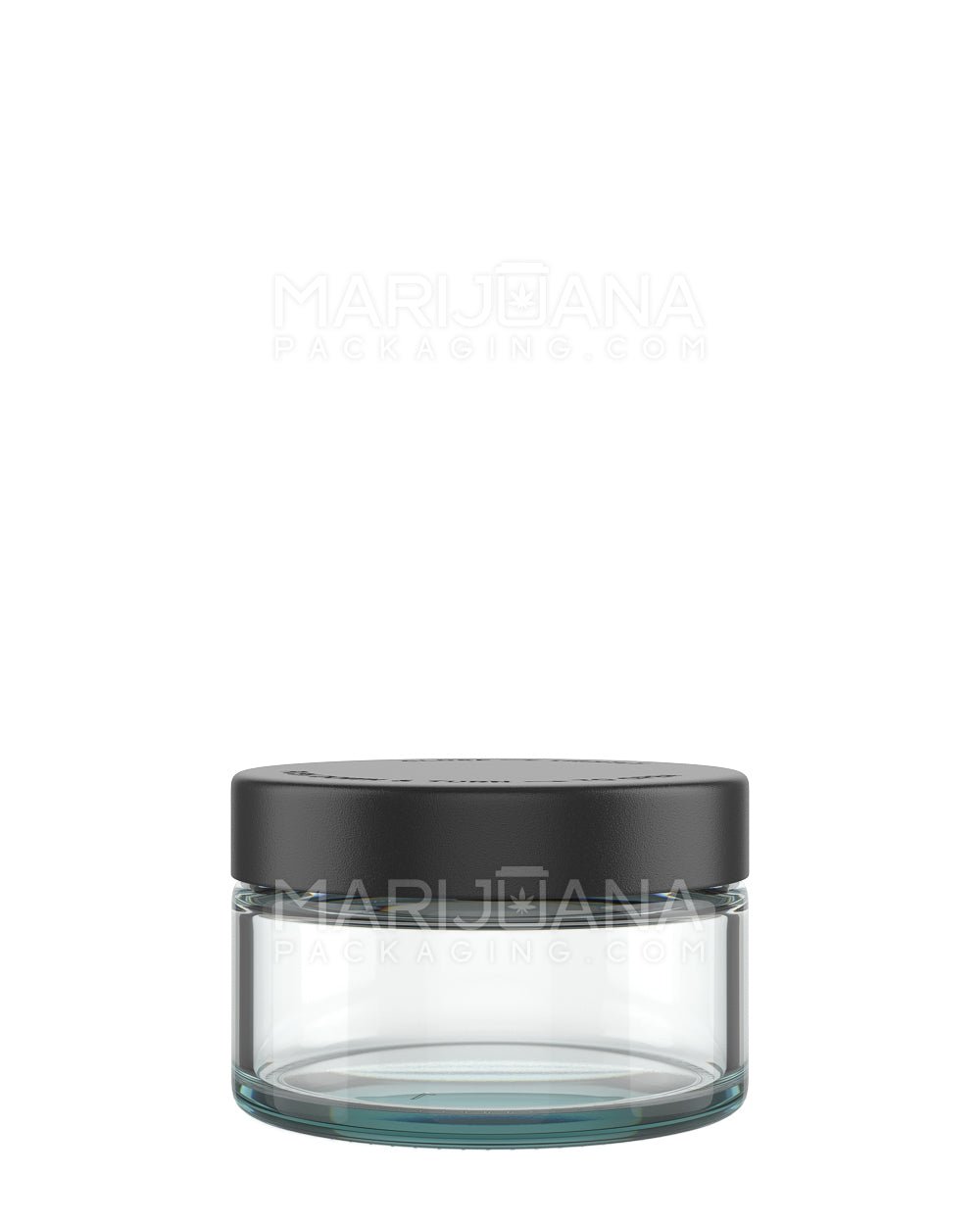 POLLEN GEAR | Kolossus Straight Sided Clear Glass Jars | 62mm - 3oz - 60 Count - 5