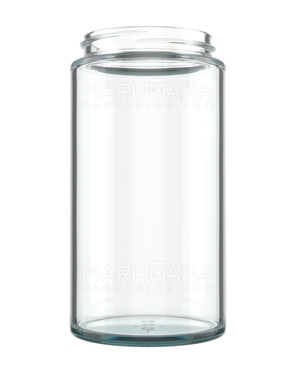 POLLEN GEAR | Kolossus Straight Sided Clear Glass Jars | 62mm - 15oz - 30 Count - 1