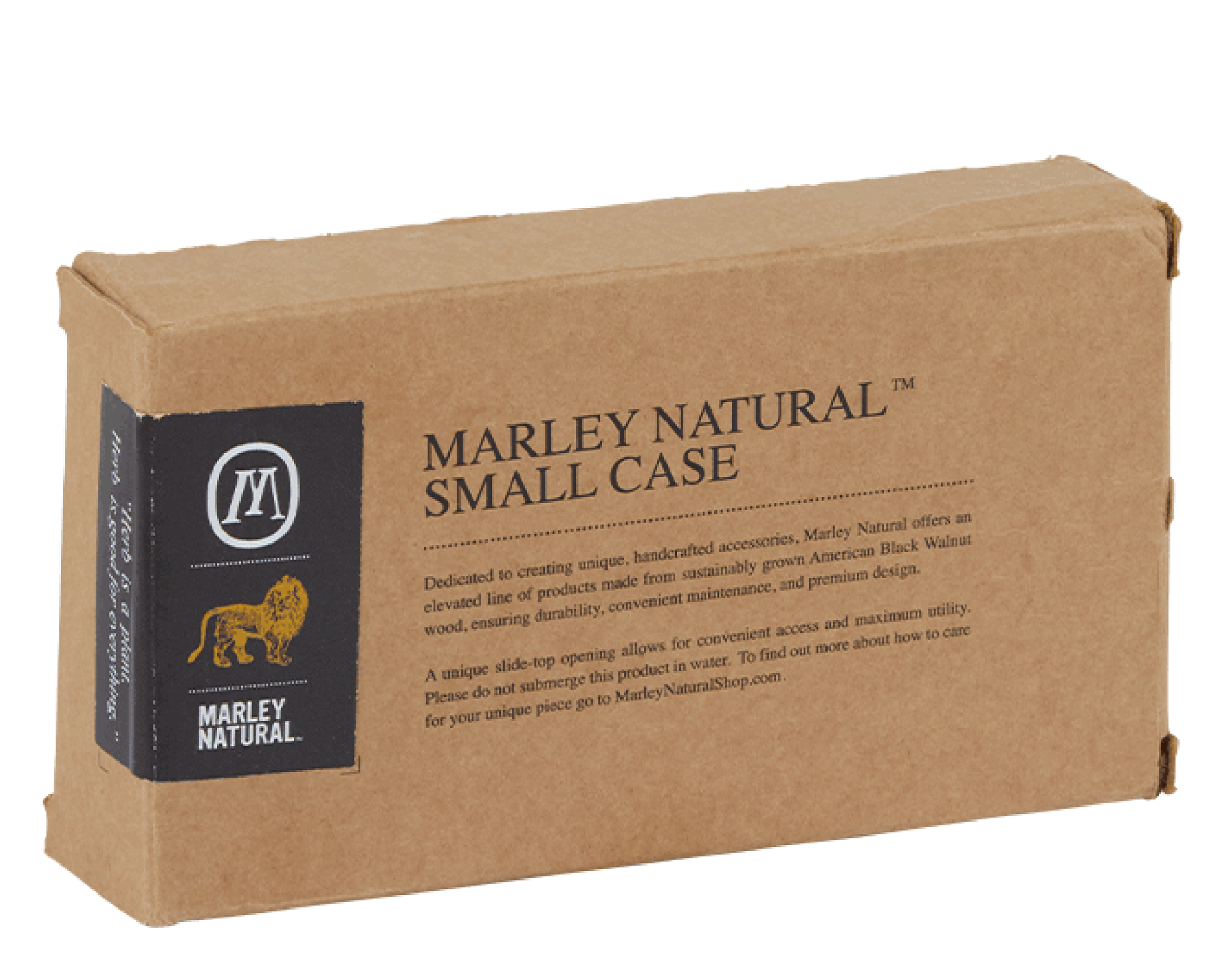 Marley Natural | Small Wooden Multi-Purpose Case | 120mm - Black Walnut - 5