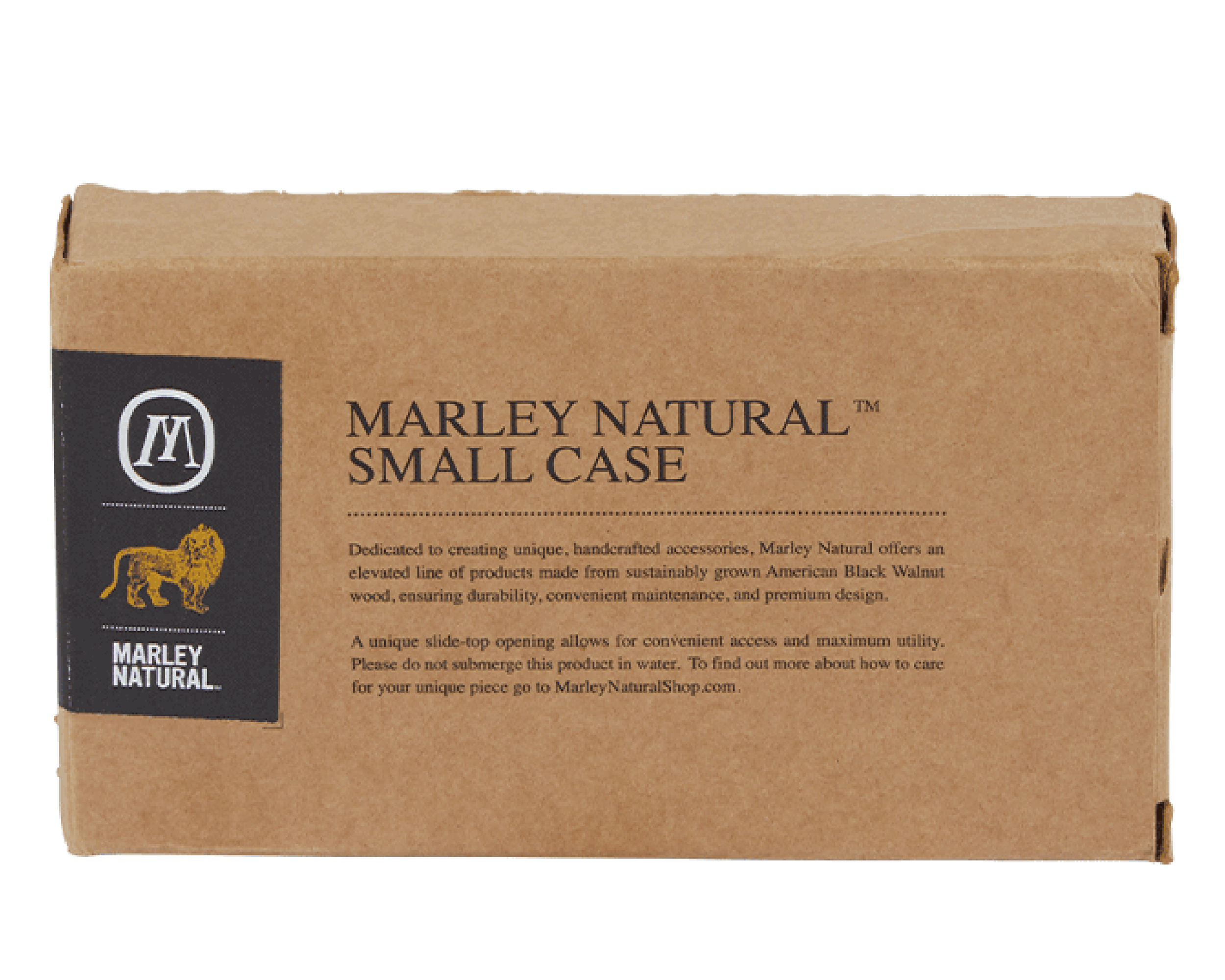 Marley Natural | Small Wooden Multi-Purpose Case | 120mm - Black Walnut - 6