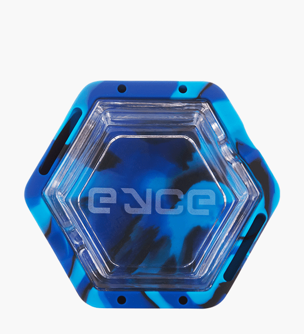 Eyce | 'Retail Display' 2-In-1 Proteck Series Ash Trays | 6in - Black - 10 Count - 1