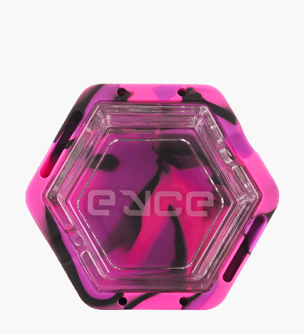 Eyce | 'Retail Display' 2-In-1 Proteck Series Ash Trays | 6in - Black - 10 Count - 5