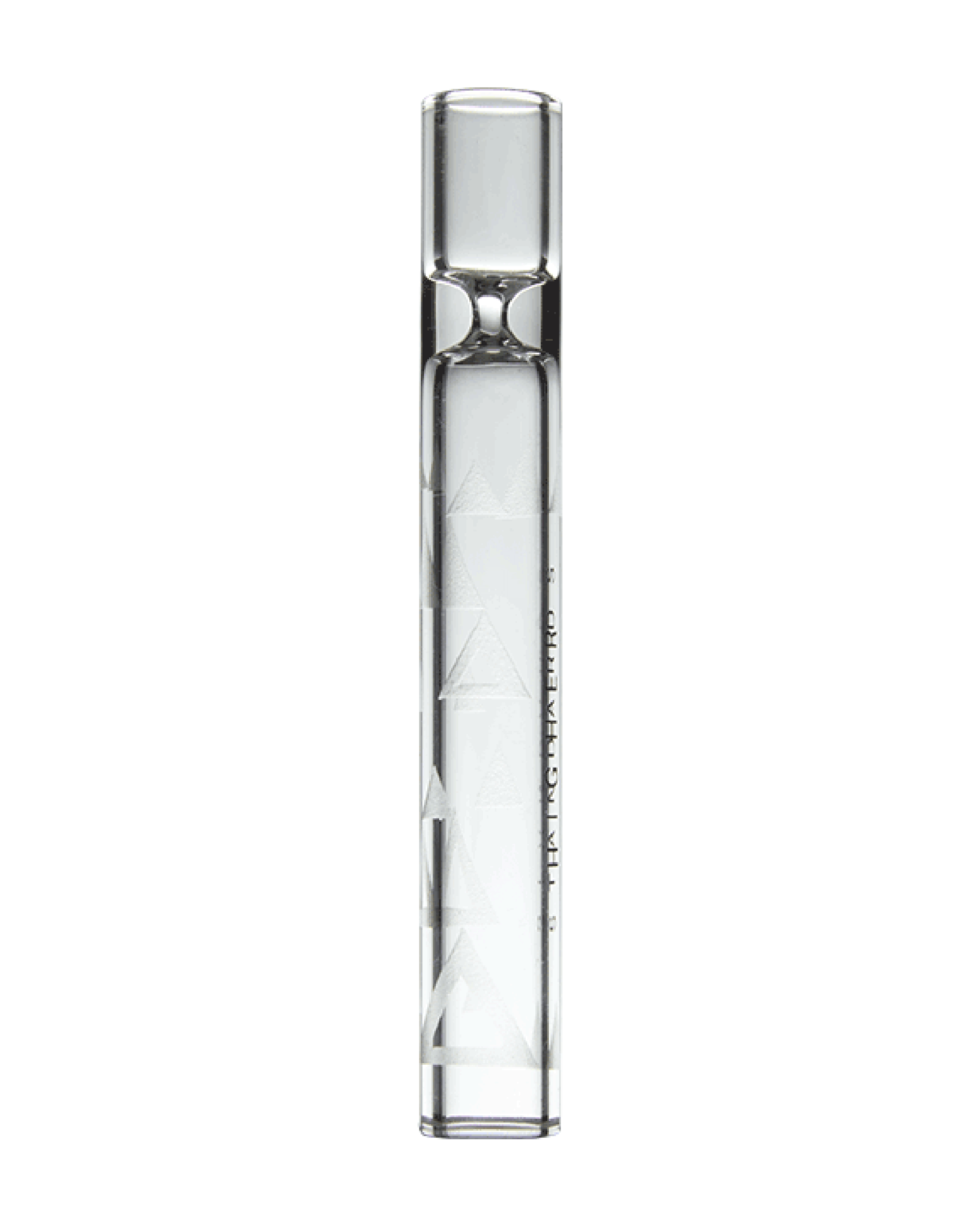 Higher Standards | Glass Taster Chillum Hand Pipe | 3.5in Long - Glass - Clear - 2