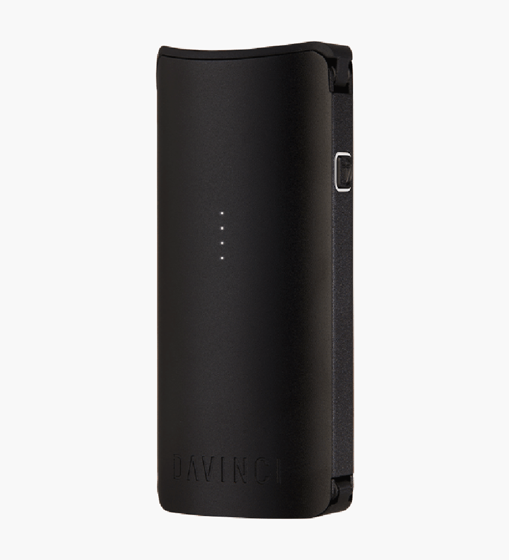 DAVINCI Black Rechargeable Dry Herb 0.5mL Disposable MIQRO-C Vape Pen - 2