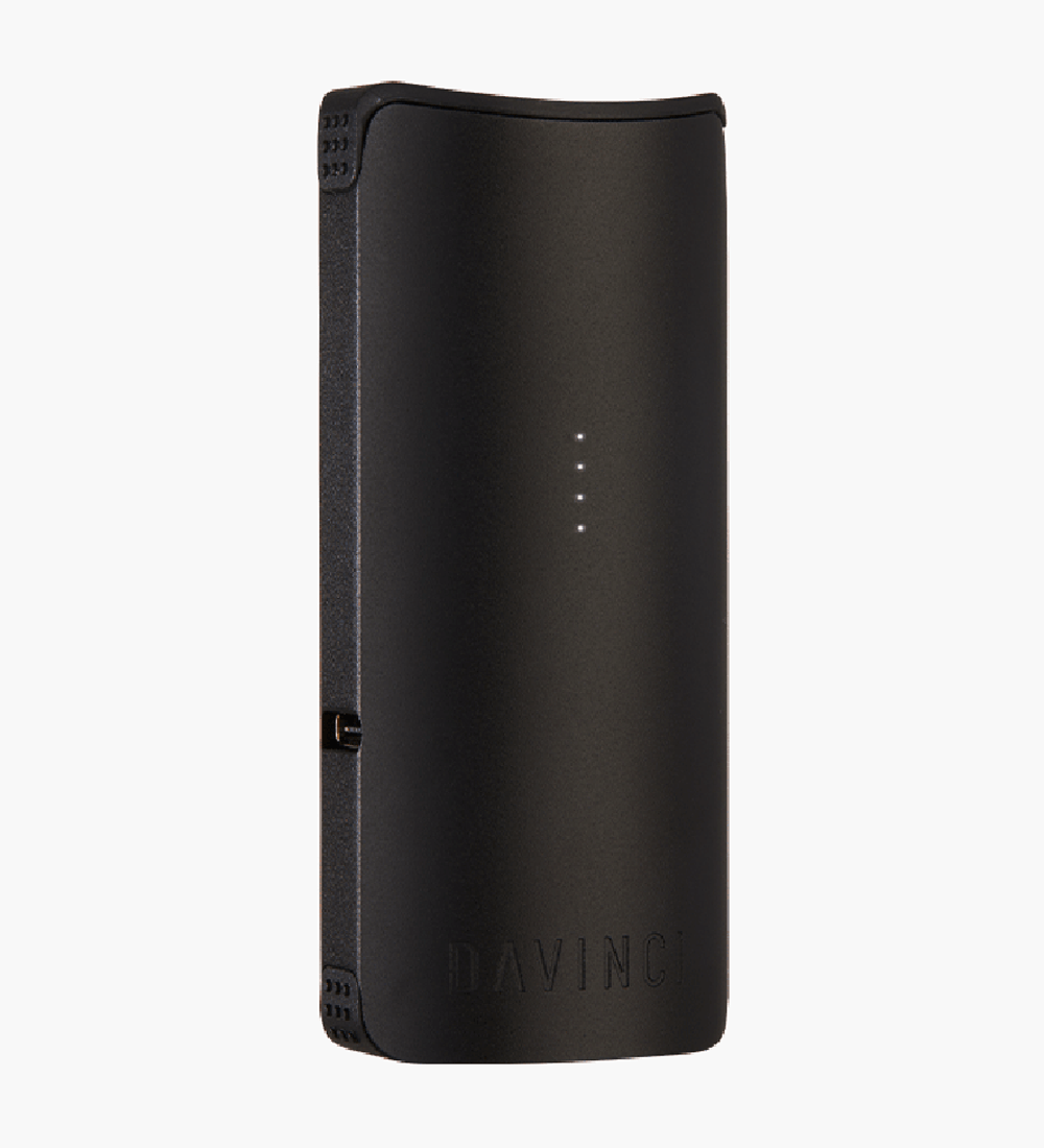 DAVINCI Black Rechargeable Dry Herb 0.5mL Disposable MIQRO-C Vape Pen - 3