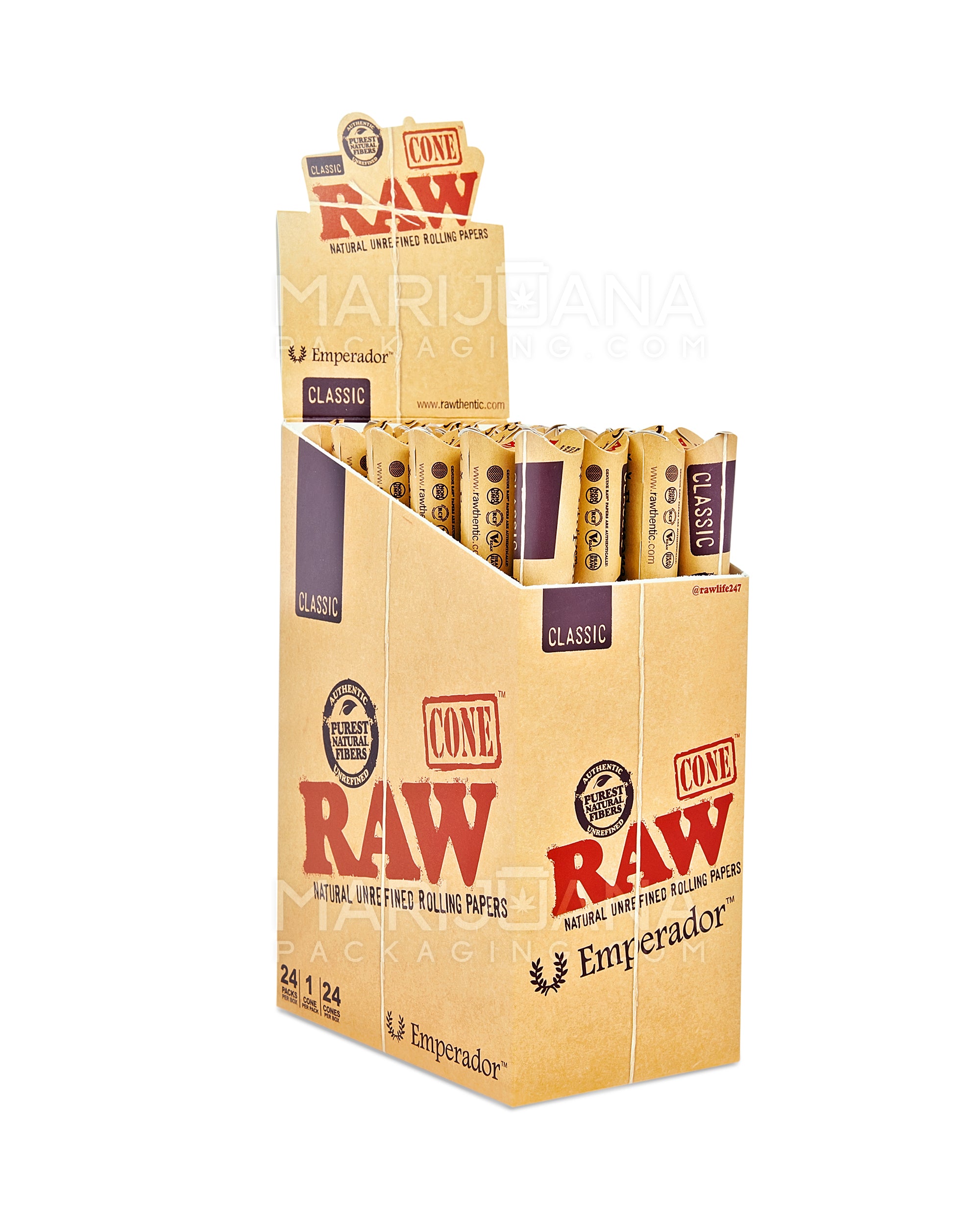 King Size Pre-Rolled Cones, Organic Hemp Paper Pre-Rolled Cones