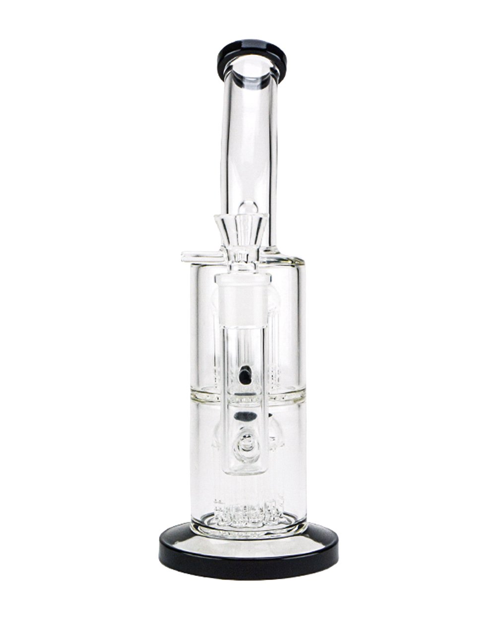 11.5" Percolator Double Tree Arm Water Pipe 18mm - 3