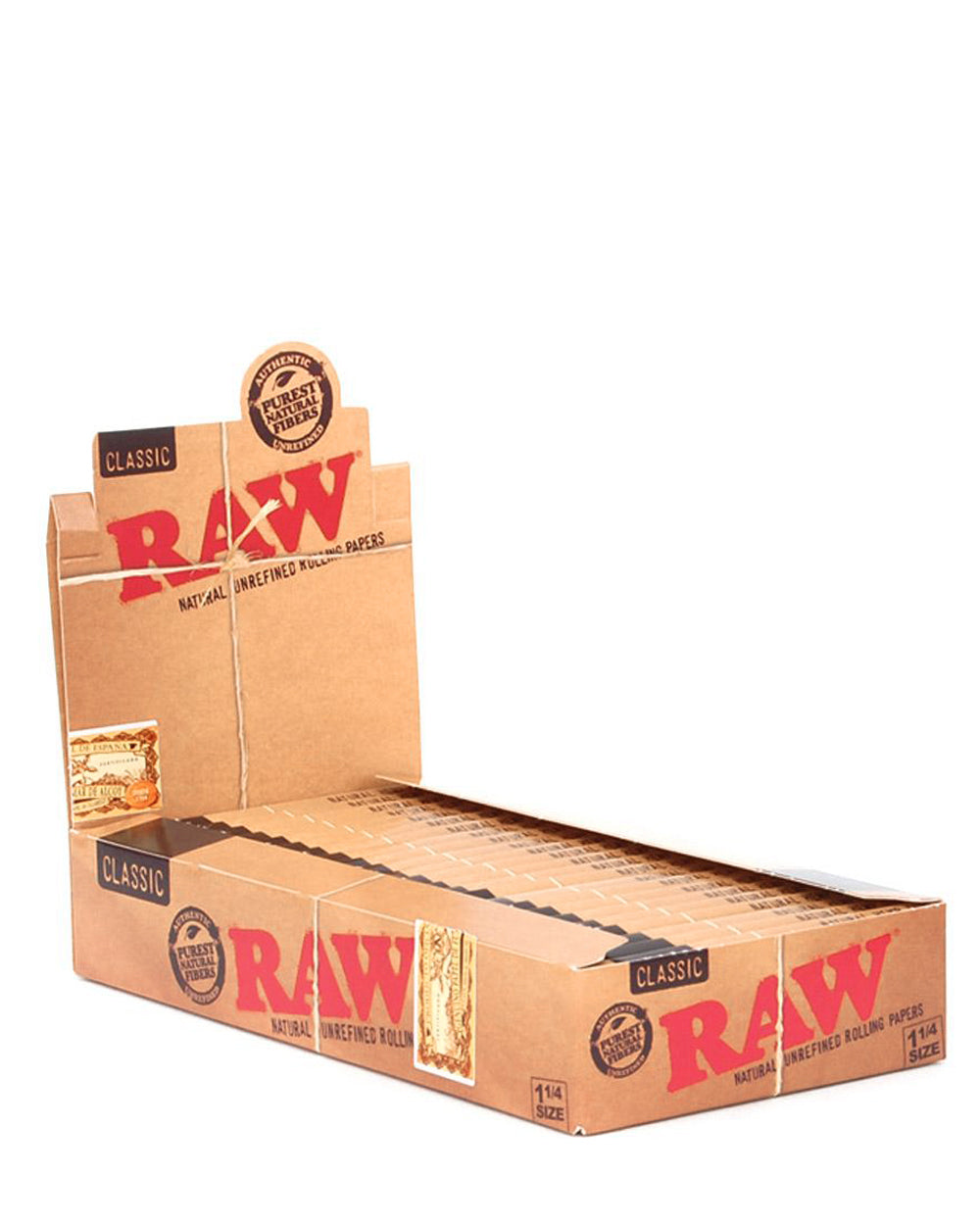 RAW | 'Retail Display' 1 1/4 Size Rolling Papers | 83mm - Classic - 24 Count - 1
