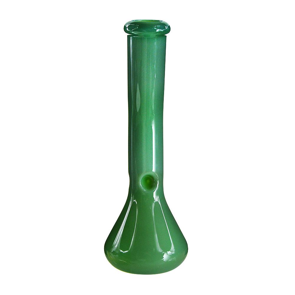 13" Jade Curved Beaker Water Pipe 18mm - 2