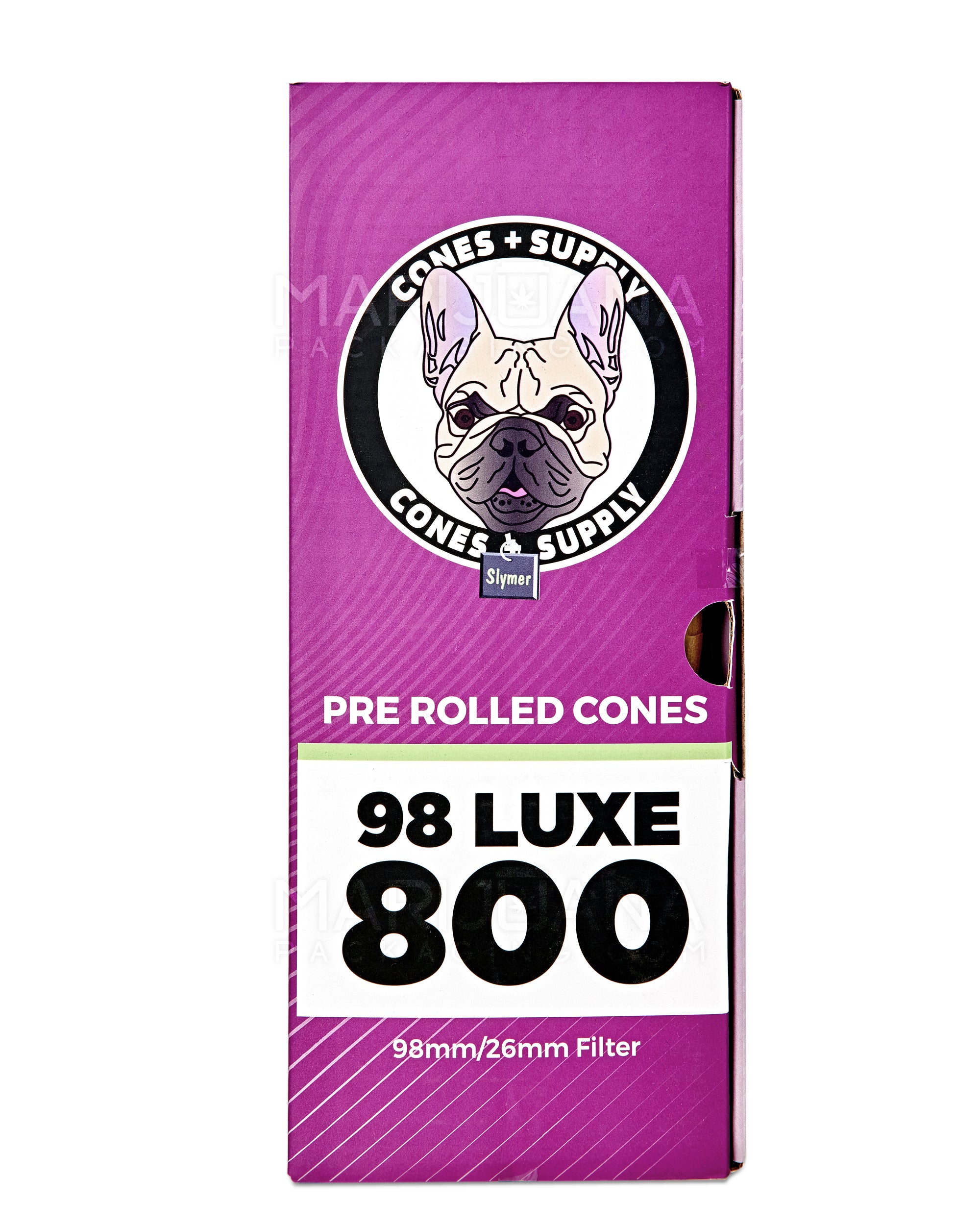 CONES + SUPPLY | 98 Luxe Natural Pre-Rolled Cones | 98mm - Unbleached Paper - 800 Count - 5