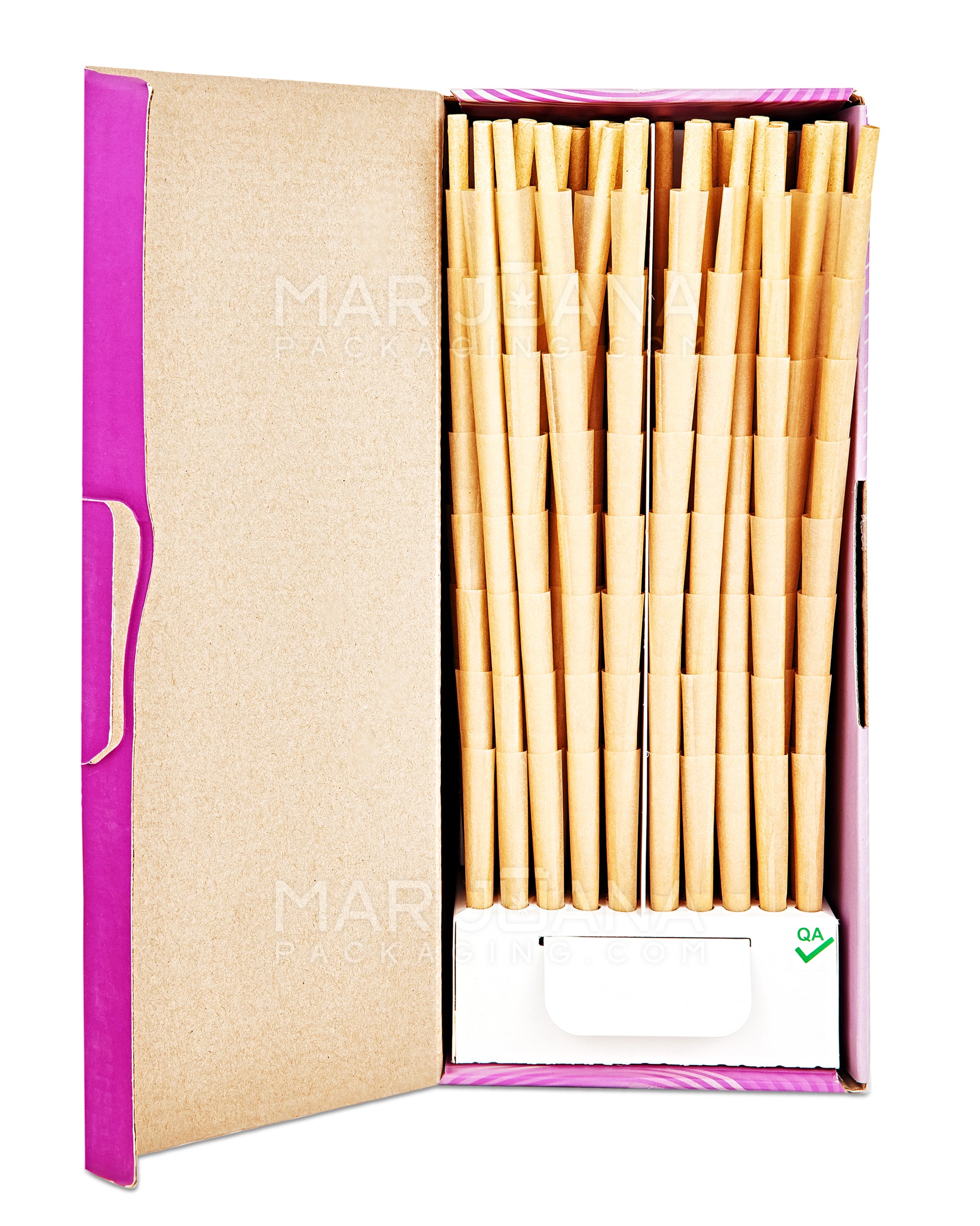 CONES + SUPPLY | 98 Luxe Natural Pre-Rolled Cones | 98mm - Unbleached Paper - 800 Count - 2