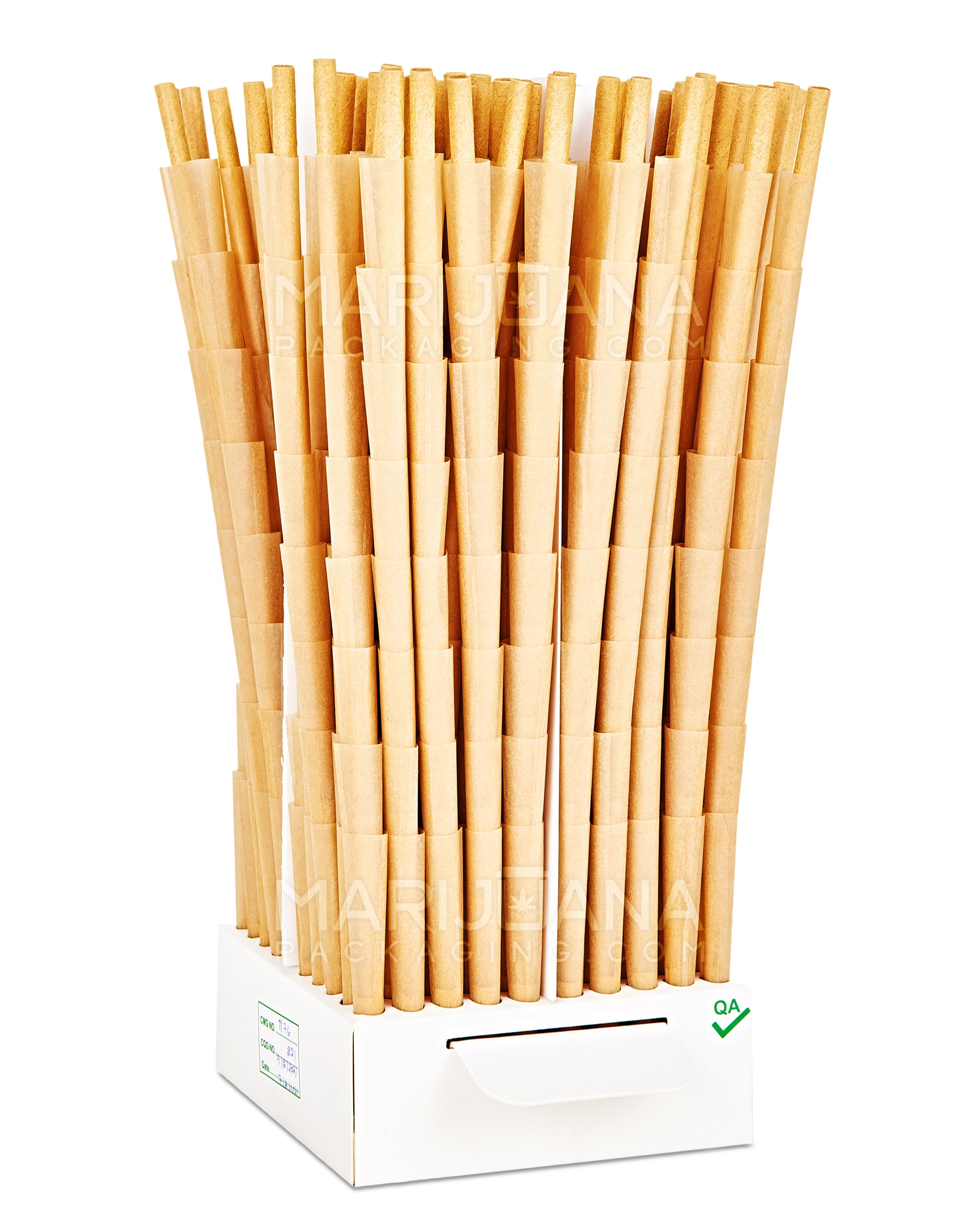 CONES + SUPPLY | 98 Luxe Natural Pre-Rolled Cones | 98mm - Unbleached Paper - 800 Count - 3
