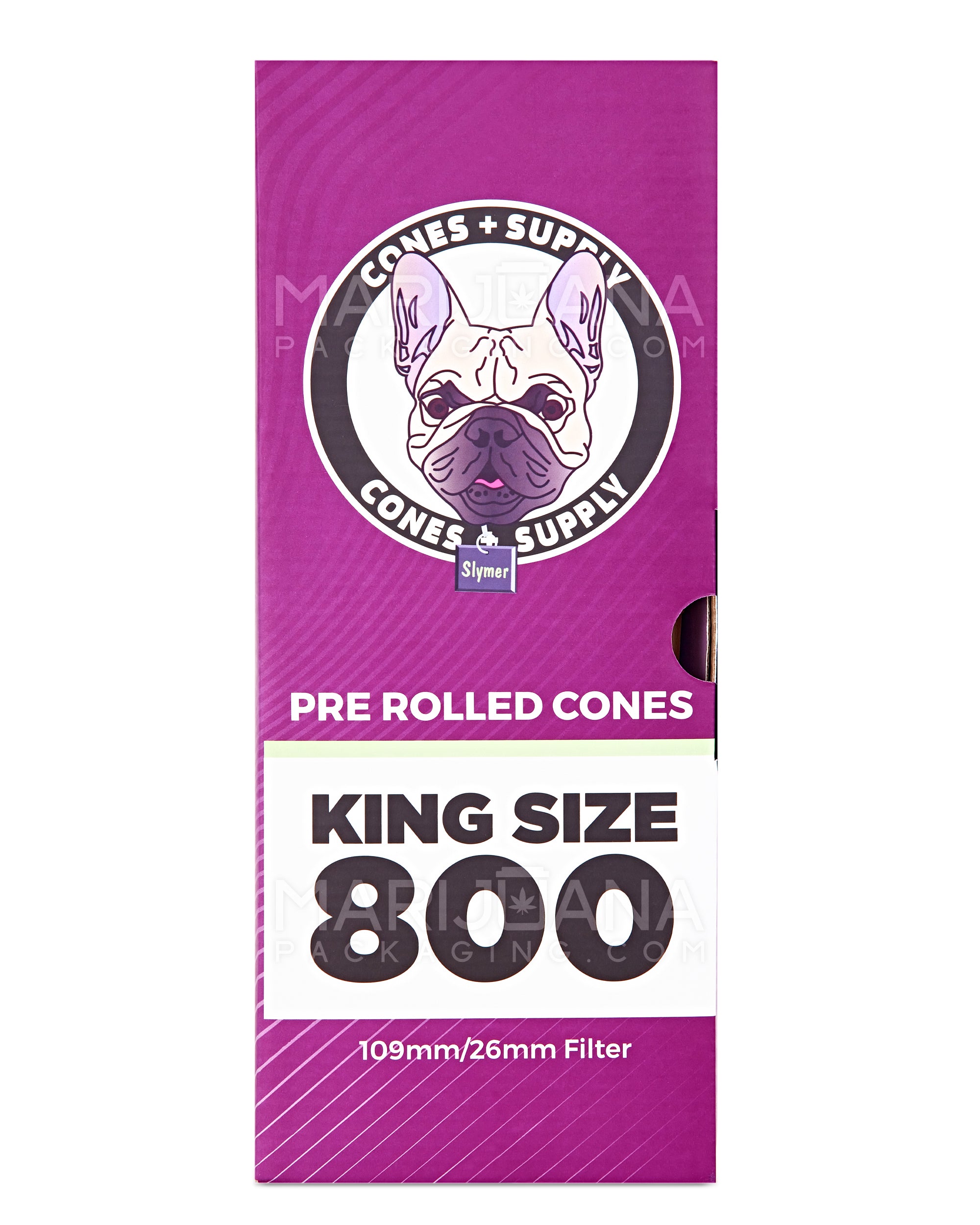 CONES + SUPPLY | Natural Pre-Rolled Cones | 109mm - Unbleached Paper - 800 Count - 5
