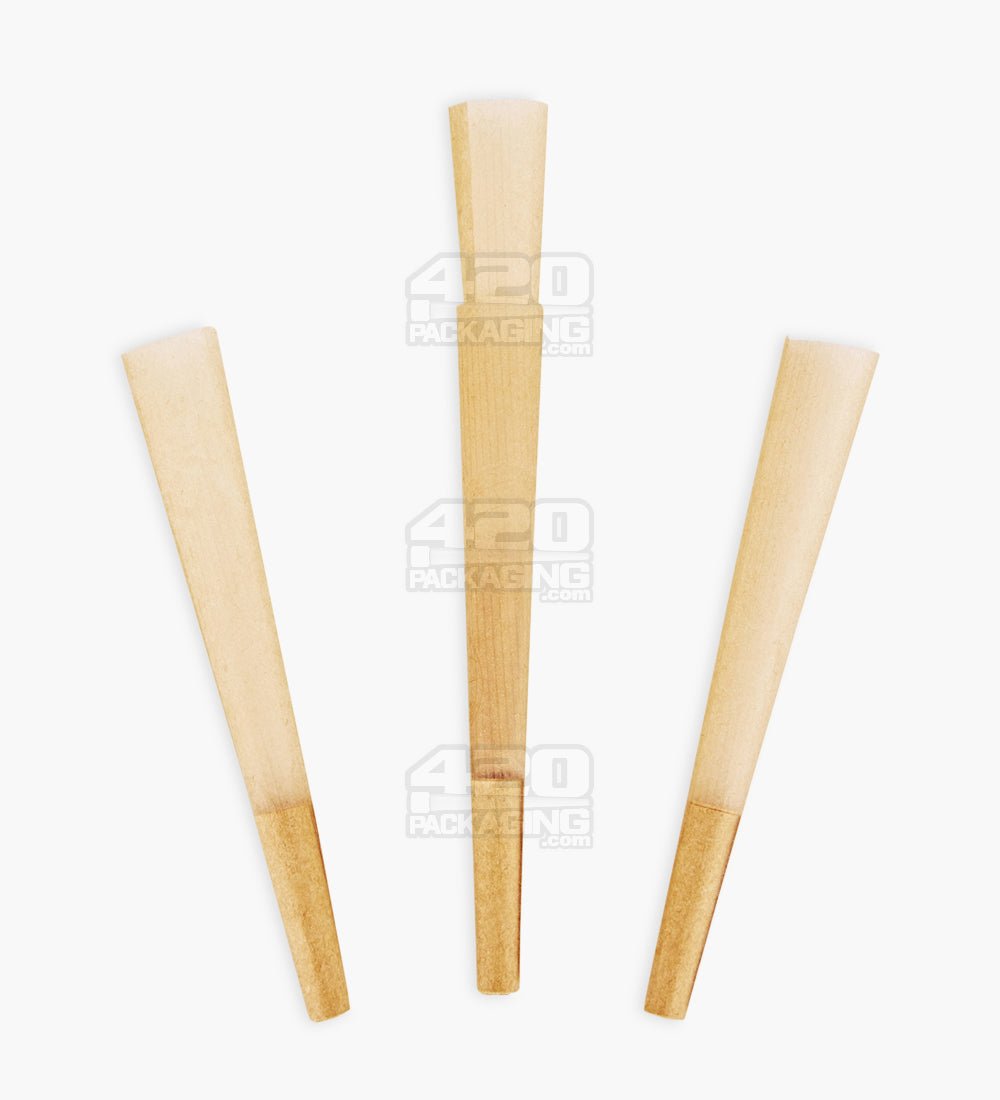 Cones + Supply 84mm 1 1/4 Size Pre Rolled Natural Cones 900/Box - 4