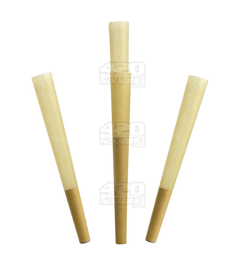 Futurola 84mm 1 1/4 Size Dutch Brown Pre Rolled Paper Cones 900/Box - 2
