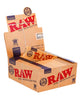 RAW | 'Retail Display' King Size Slim Ultra Thin Rolling Papers | 110mm - Classic - 50 Count