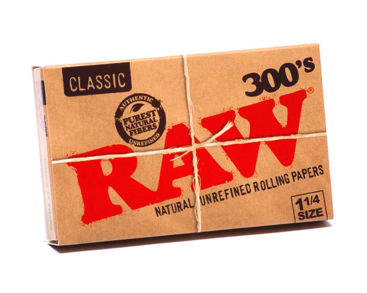 RAW | 'Retail Display' 300's 1 1/4 Size Rolling Papers | 83mm - Classic - 40 Count - 3