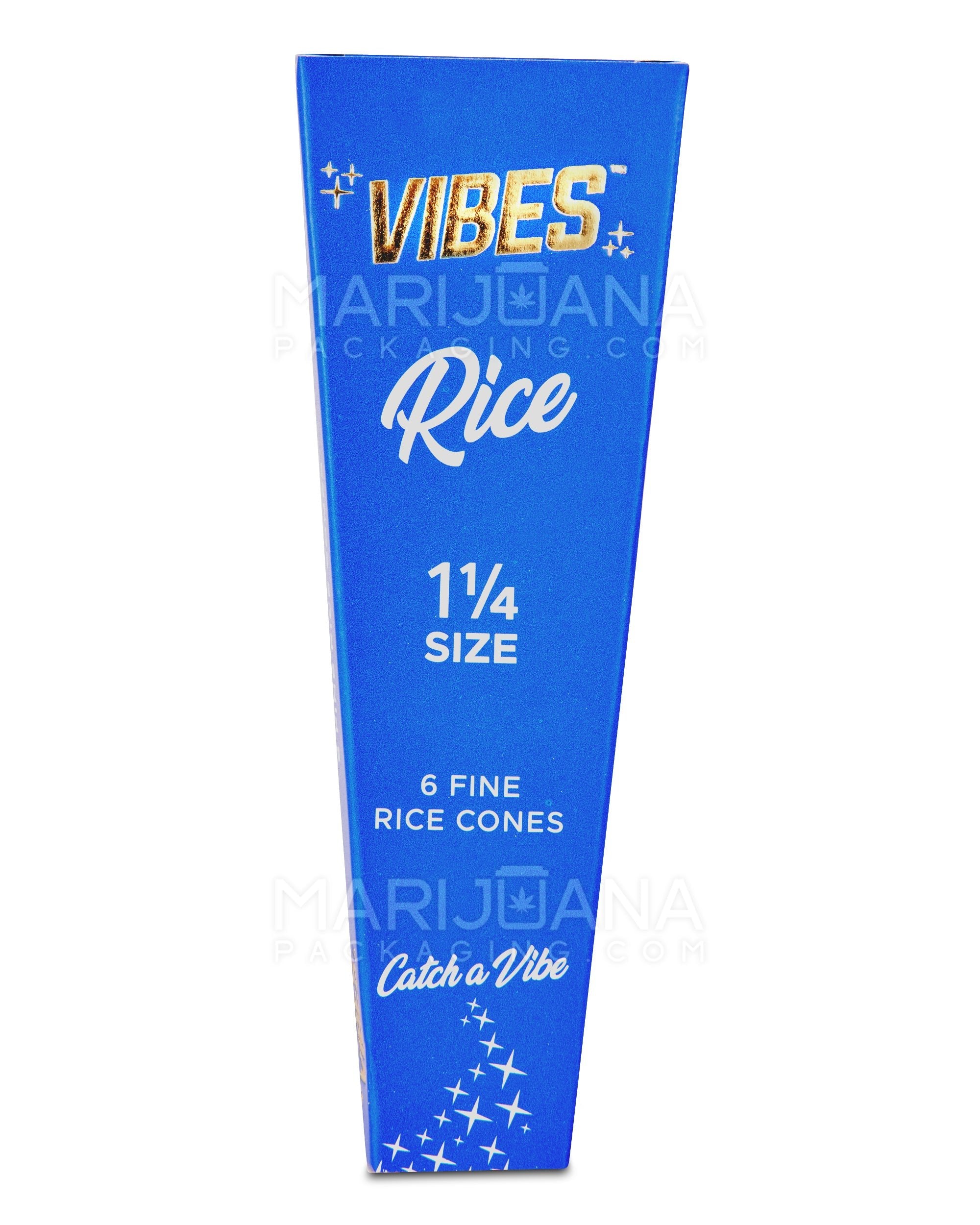 VIBES | 'Retail Display' 1 1/4 Size Rice Pre-Rolled Cones | 84mm - Rice Paper - 30 Count - 2