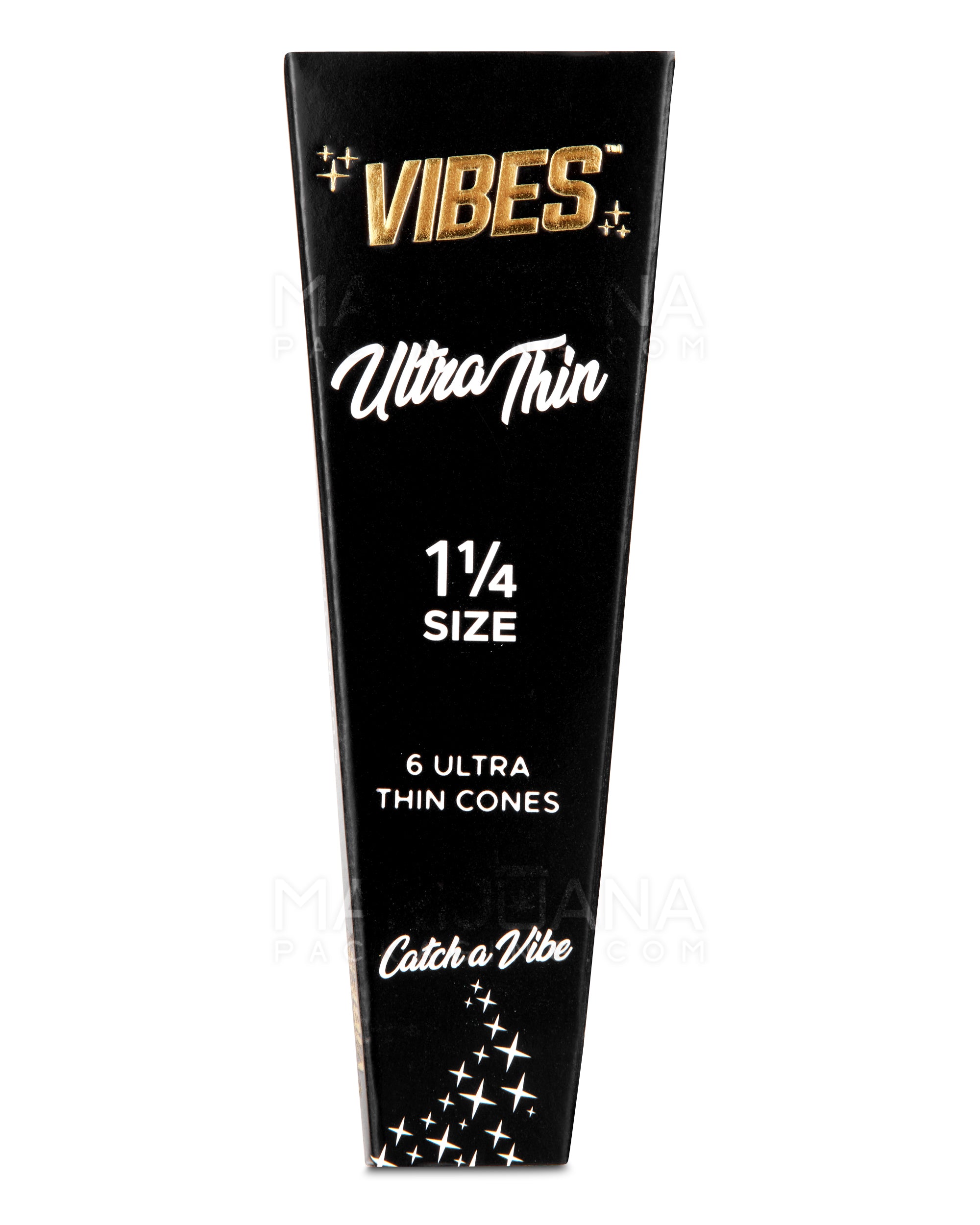 VIBES | 'Retail Display' Ultra Thin Pre-Rolled Cones | 84mm - Unbleached Paper - 30 Count - 2