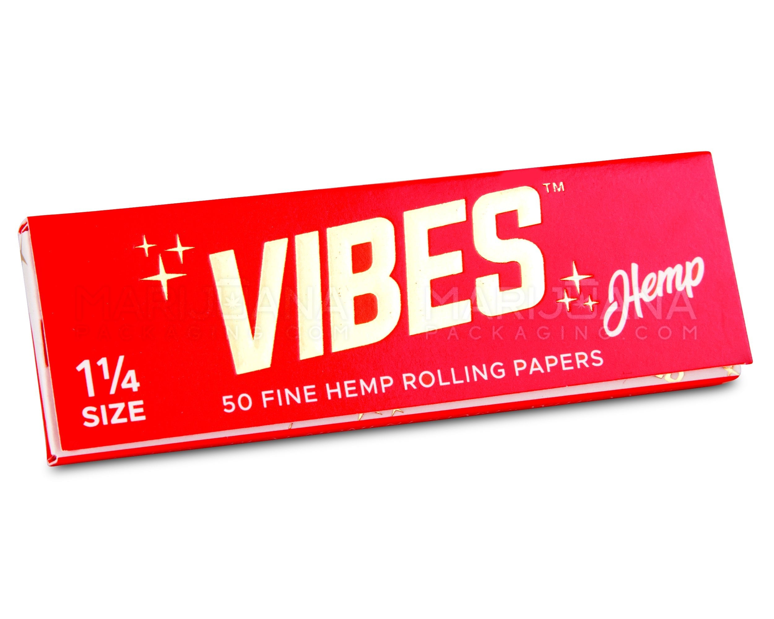 VIBES | 'Retail Display' Hemp Rolling Papers | 84mm - Hemp Paper - 50 Count - 2