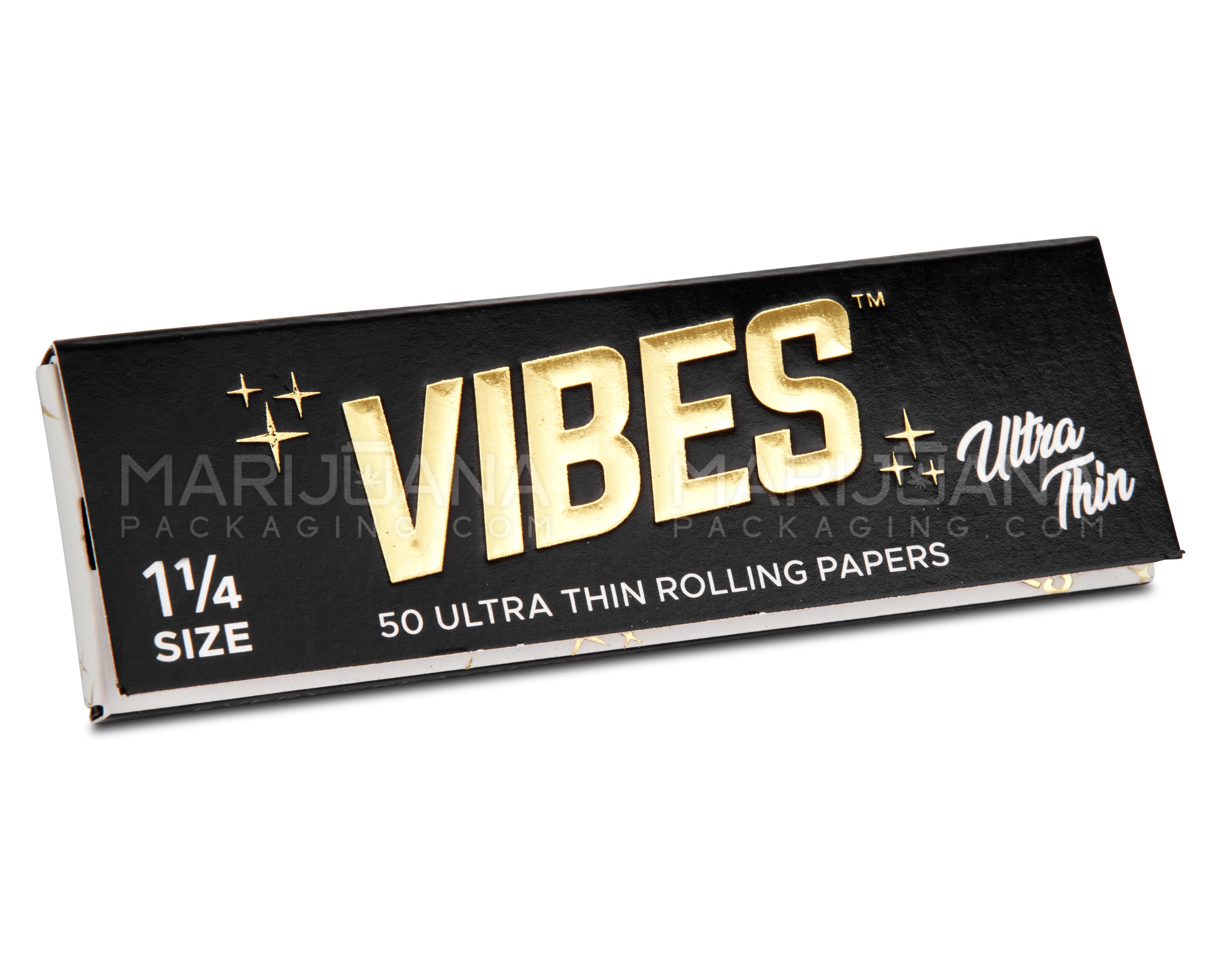 VIBES | 'Retail Display' Ultra Thin Rolling Papers | 84mm - Unbleached Paper - 50 Count - 2
