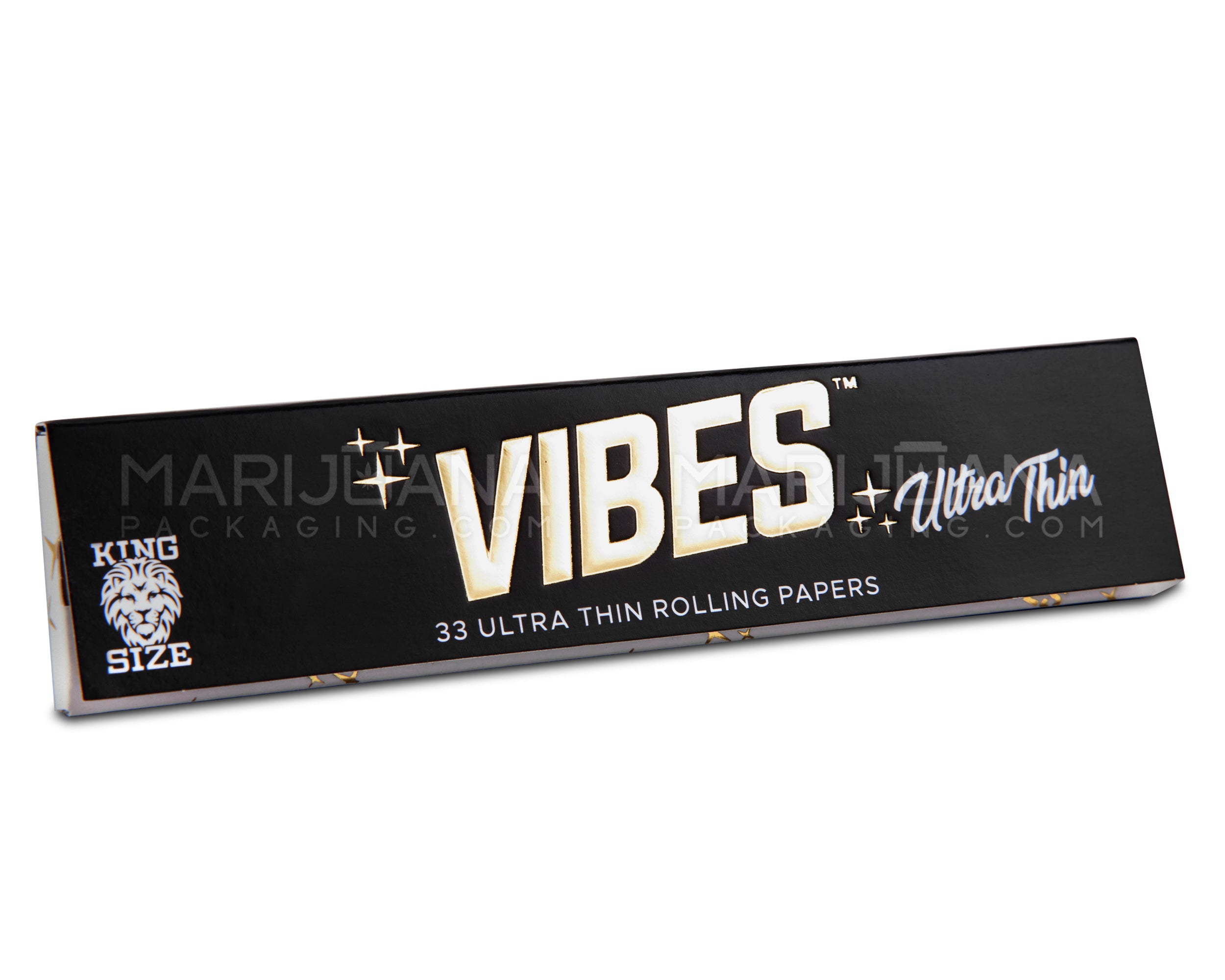 VIBES | 'Retail Display' King Size Rolling Papers | 109mm - Unbleached Paper - 50 Count - 2