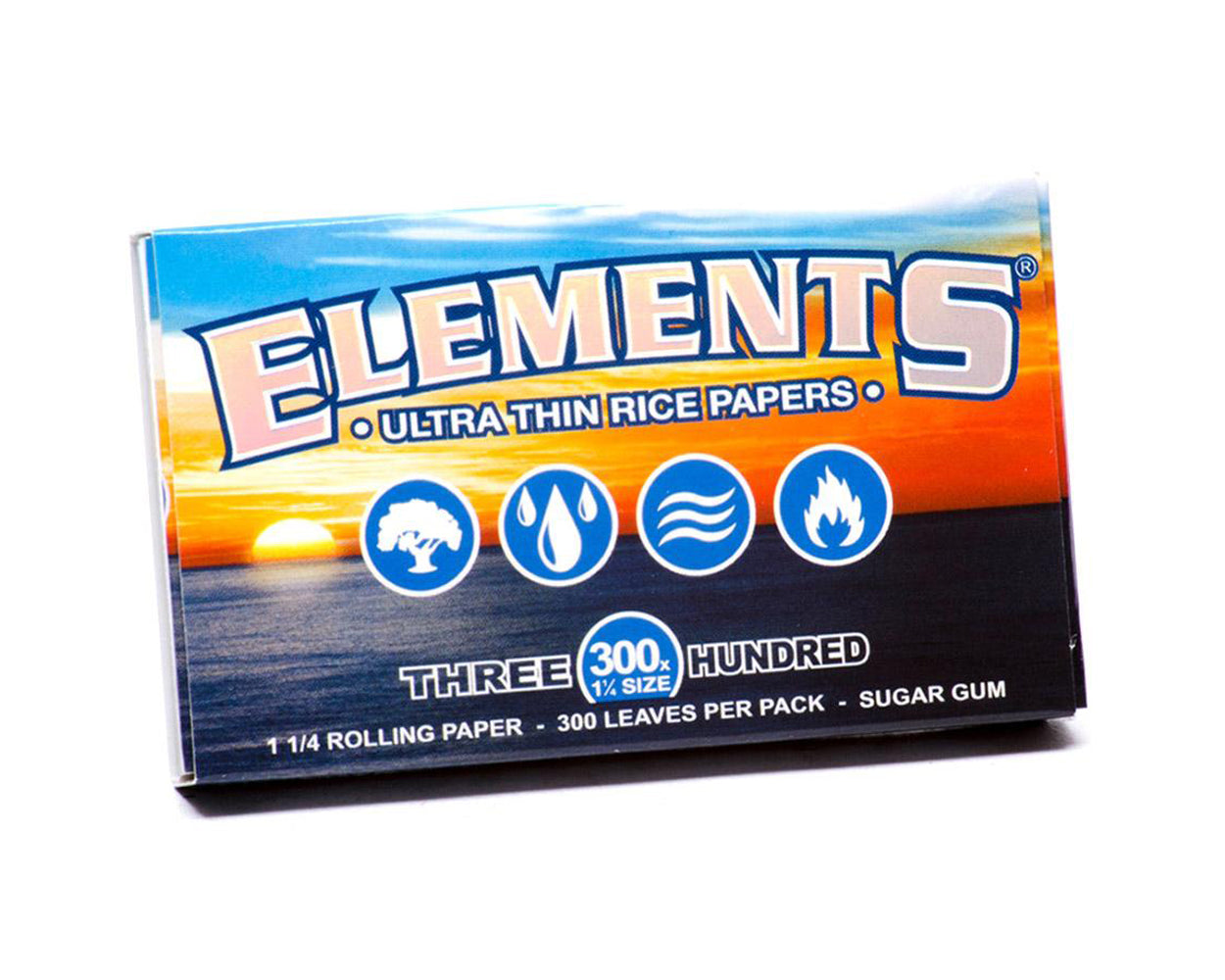 ELEMENTS | 'Retail Display' 300x 1 1/4 Size Ultra Thin Rolling Papers | 83mm - Rice Paper - 20 Count - 3